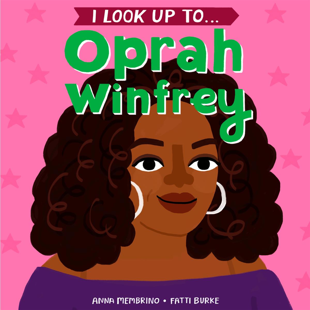 A cartoon depiction of Oprah Winfrey